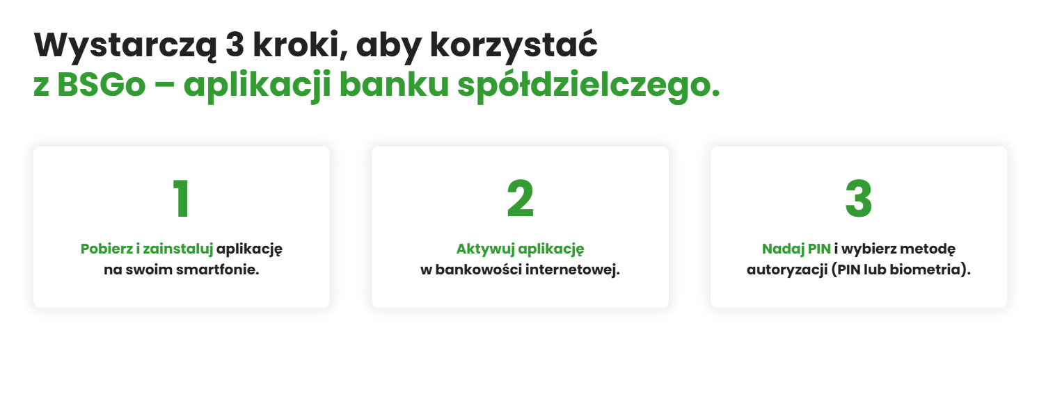 BS go jak korzystać